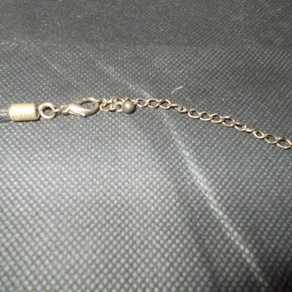 Black Gray & silver fashion necklace - Picture 2 of 4